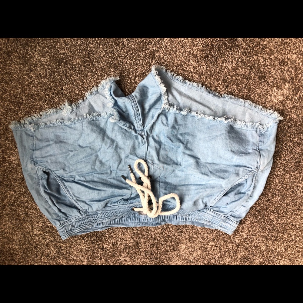 Aerie lace up shorts!